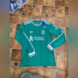 Adidas Originals Liverpool 2025/26 Third Kit Long Sleeve Jersey Size M
